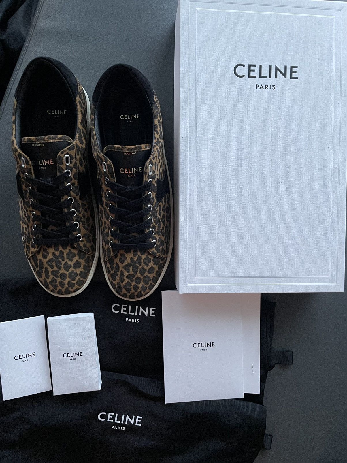 Super Runway Celine Hedi Slimane Triomphe Sneaker Brand New