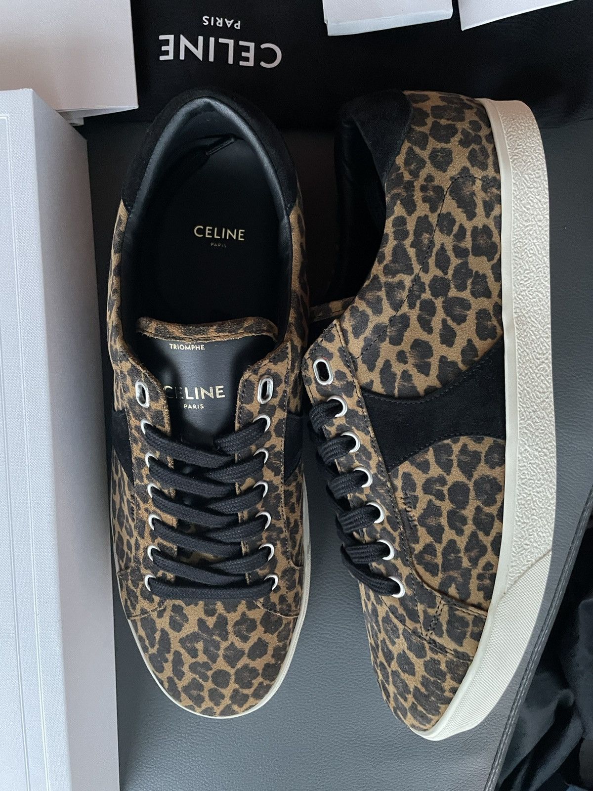 Super Runway Celine Hedi Slimane Triomphe Sneaker Brand New