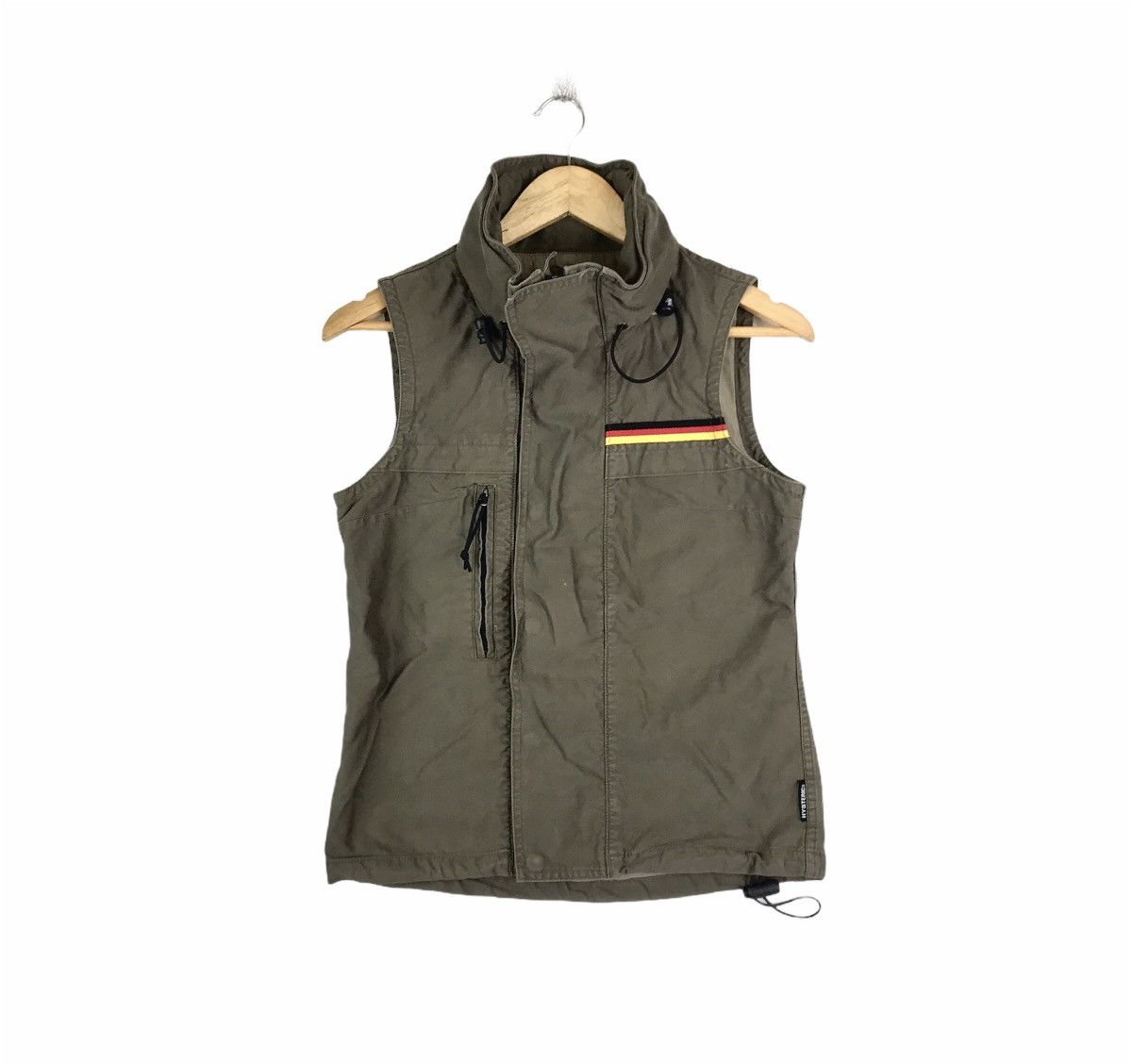 Vintage Japanese Designer Hysteric Glamour Army Design Vest