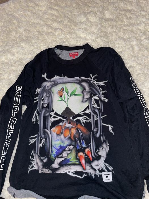 Supreme Supreme Hourglass Raglan L/S Top | Grailed