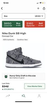 Nike Dunk High Premium Sb Concept Car | Grailed