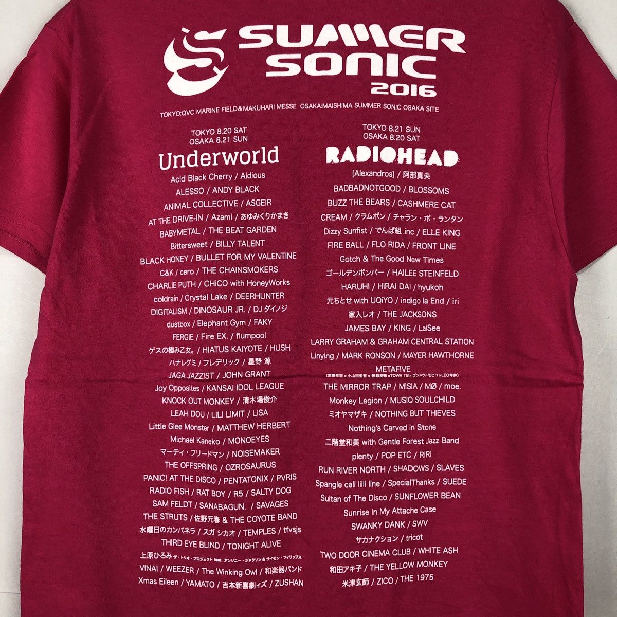 Japanese Brand Summer Sonic 2016 T-Shirt Size US M / EU 48-50 / 2 - 2 Thumbnail