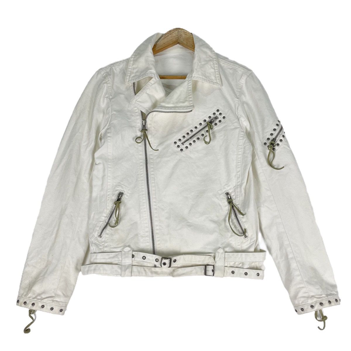 If Six Was Nine 🌟CUSTOM CULTURE BIKERS DOUBLE COLLAR JACKET Size US S / EU 44-46 / 1 - 3 Thumbnail
