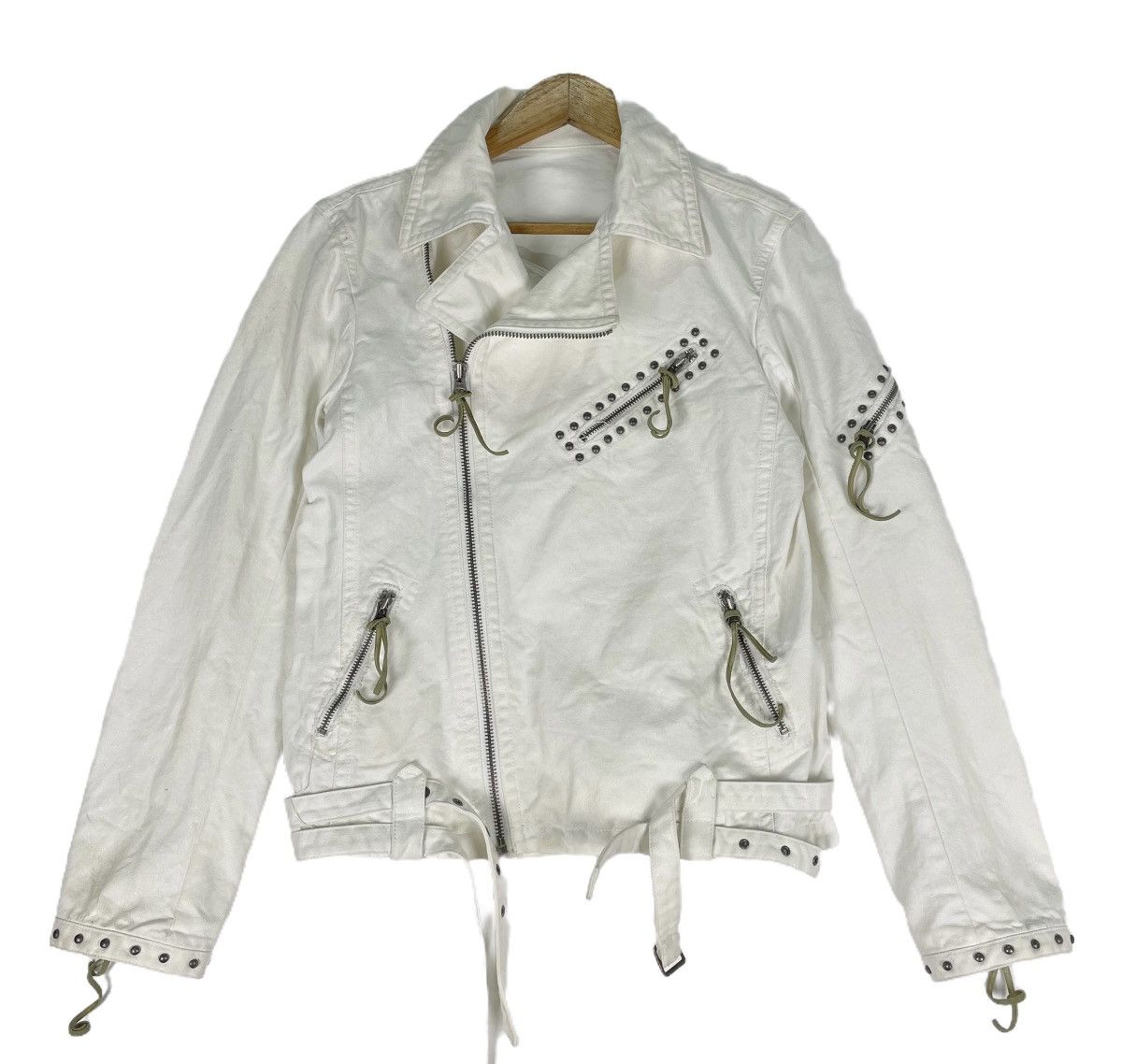 If Six Was Nine 🌟CUSTOM CULTURE BIKERS DOUBLE COLLAR JACKET Size US S / EU 44-46 / 1 - 2 Thumbnail