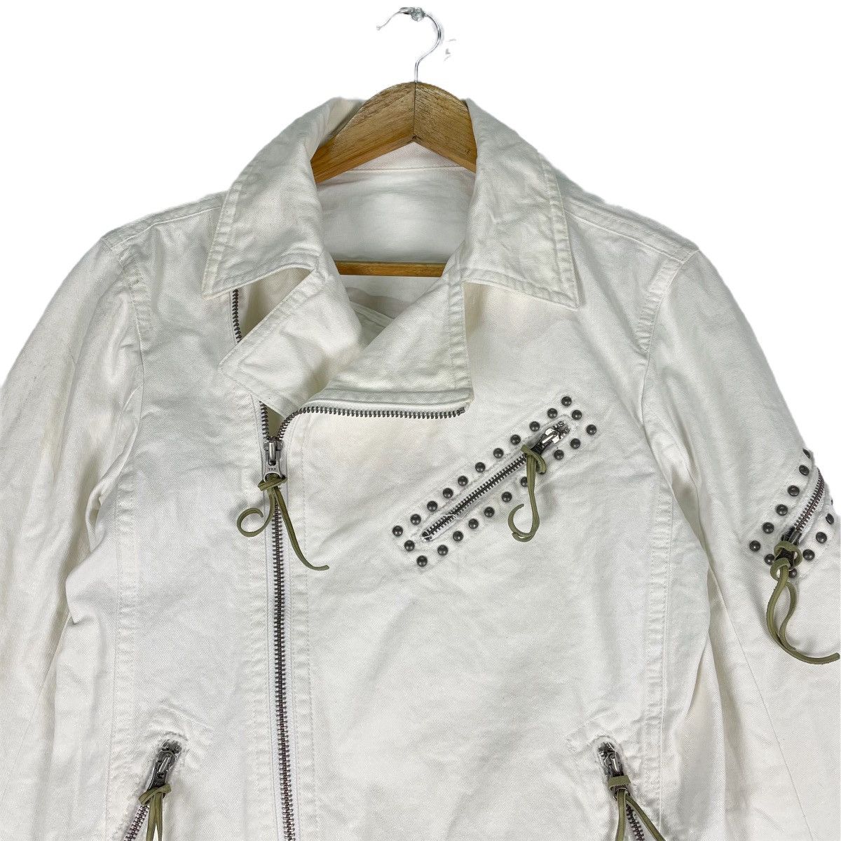 If Six Was Nine 🌟CUSTOM CULTURE BIKERS DOUBLE COLLAR JACKET Size US S / EU 44-46 / 1 - 4 Thumbnail