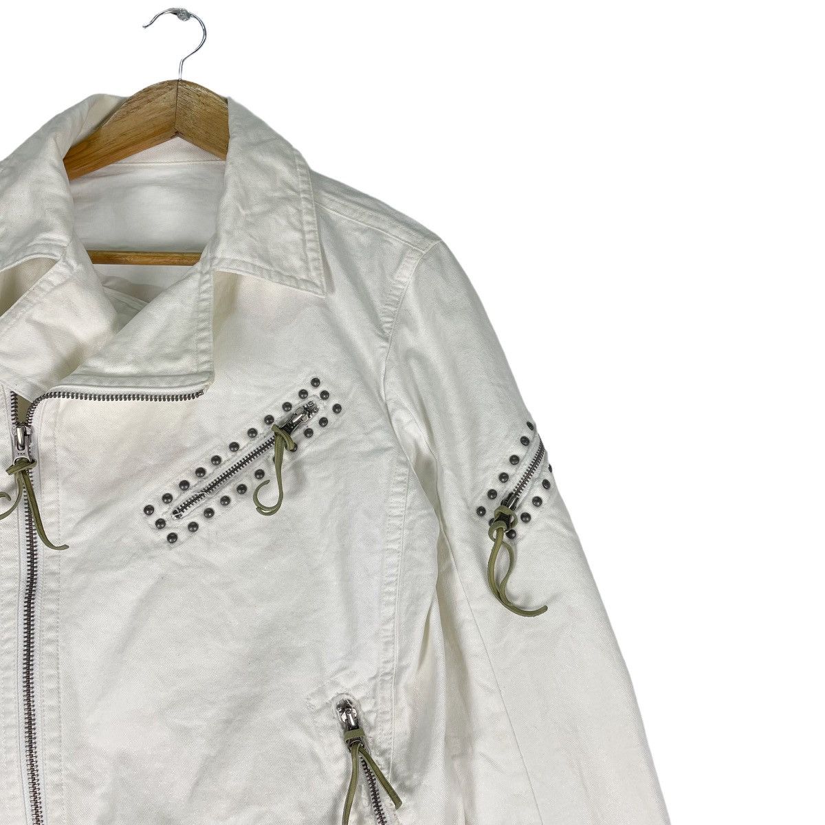 If Six Was Nine 🌟CUSTOM CULTURE BIKERS DOUBLE COLLAR JACKET Size US S / EU 44-46 / 1 - 5 Thumbnail