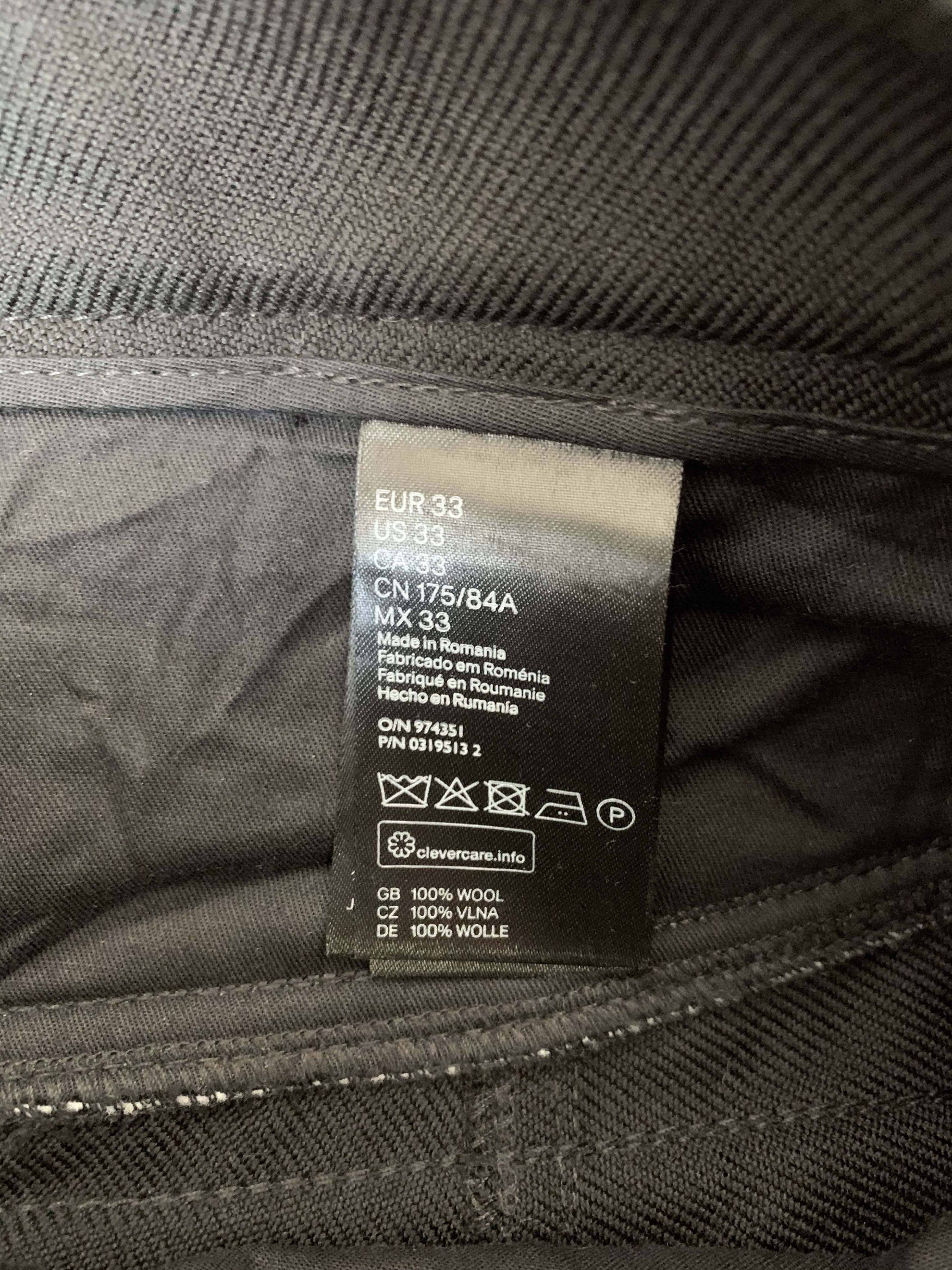 Balmain × H&M Wool Cargo Biker Pants Size US 33 - 4 Thumbnail