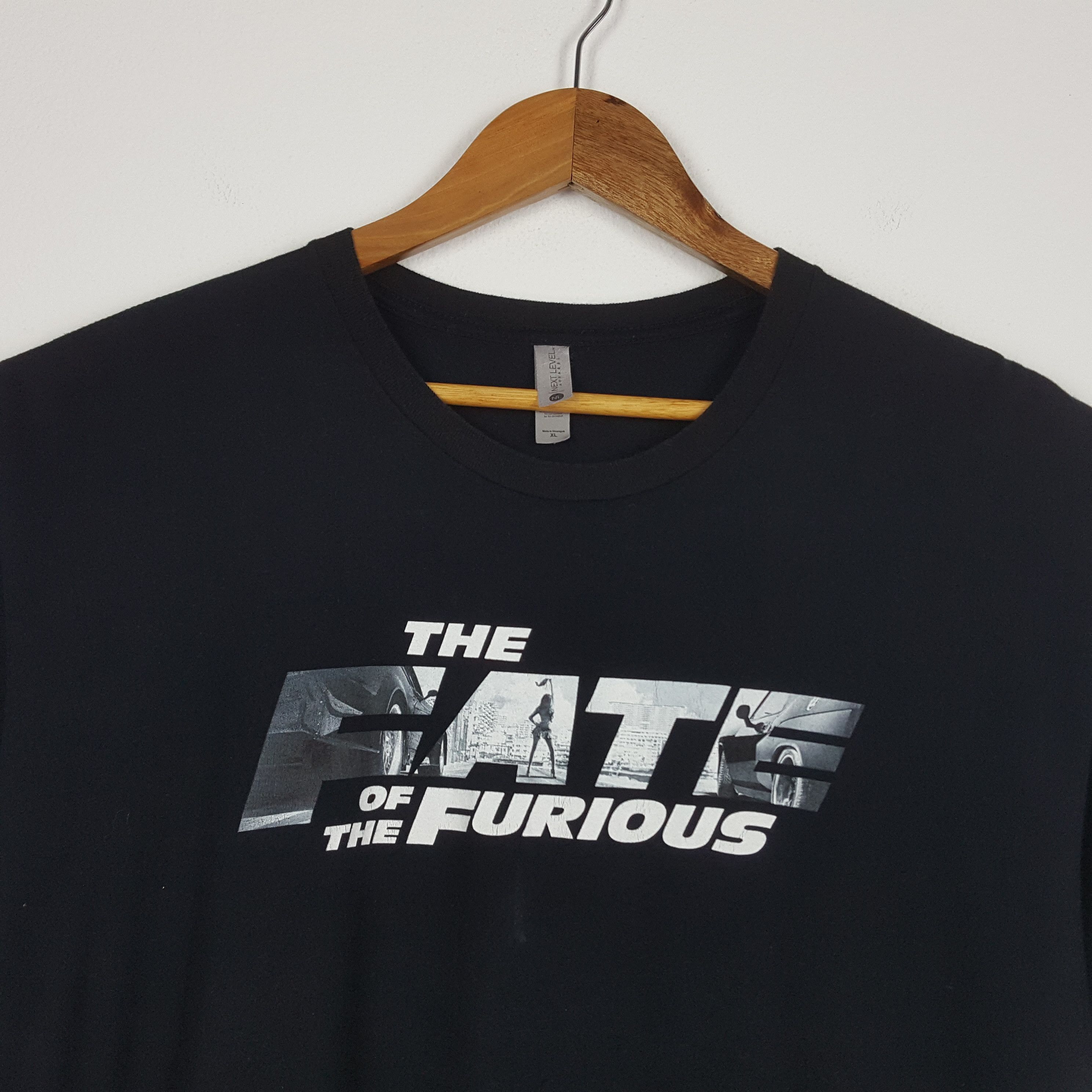 Vintage THE FATE OF THE FURIOUS Parody Racing Movie T-Shirt