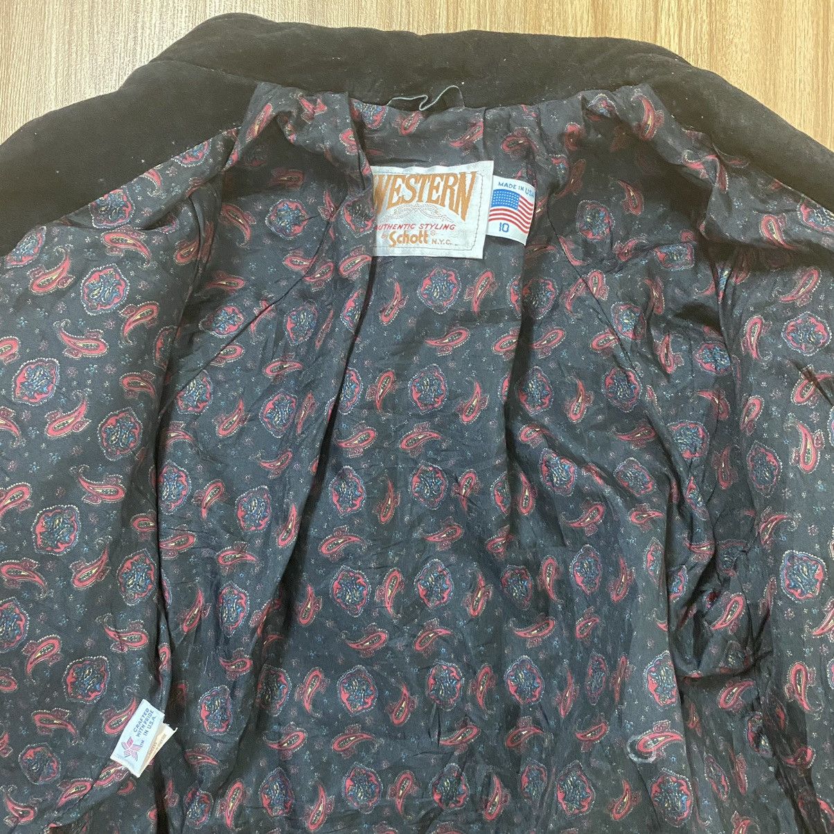 Schott WESTERN AUTHENTIC STYLING BY SCHOTT CROPPED LEATHER JACKET Size US S / EU 44-46 / 1 - 12 Thumbnail