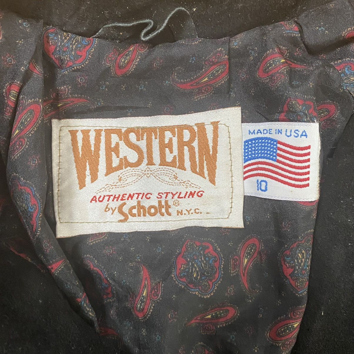 Schott WESTERN AUTHENTIC STYLING BY SCHOTT CROPPED LEATHER JACKET Size US S / EU 44-46 / 1 - 10 Thumbnail