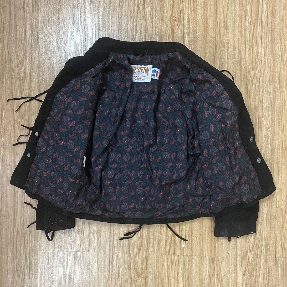 Schott WESTERN AUTHENTIC STYLING BY SCHOTT CROPPED LEATHER JACKET Size US S / EU 44-46 / 1 - 13 Thumbnail