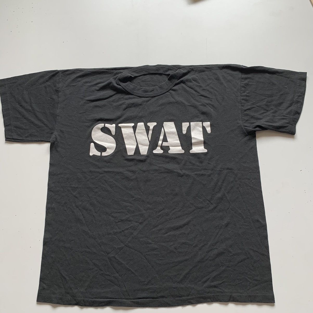 Vintage Vintage 90s Swat T Shirt Grailed