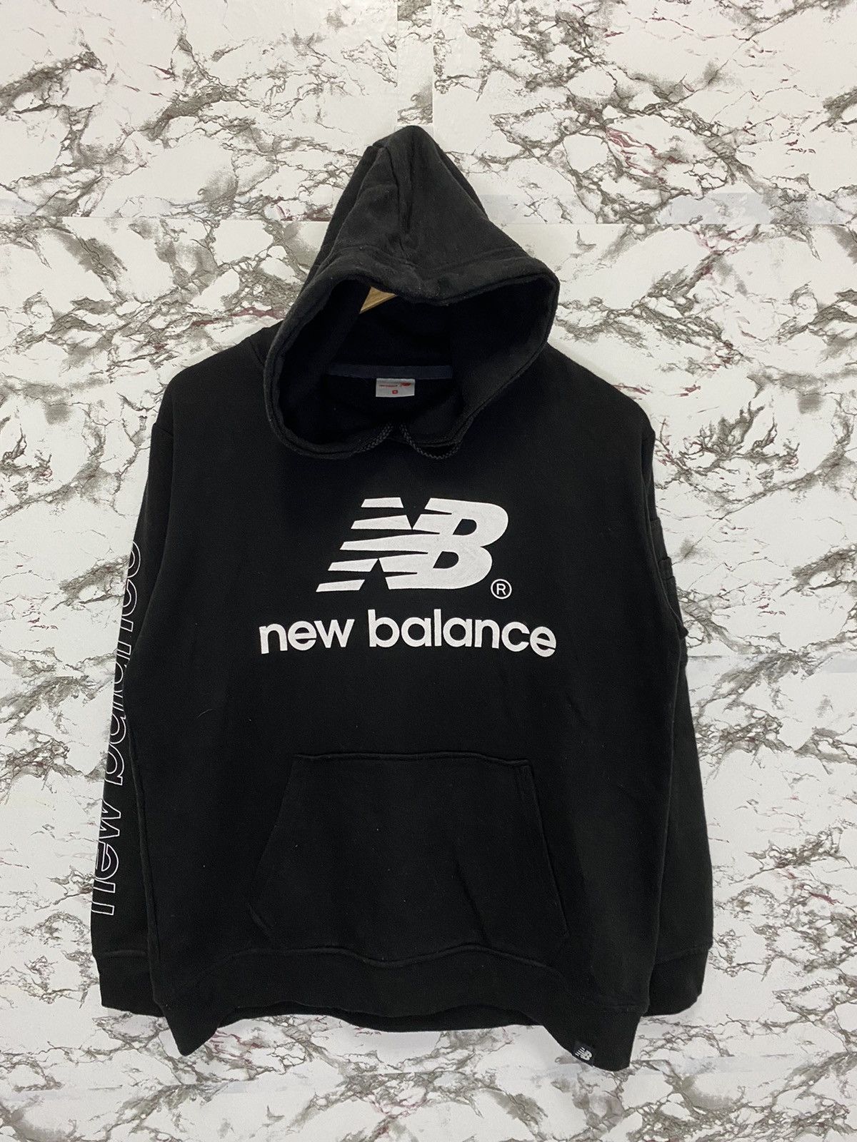 New Balance New Balance Spell Out Usa Flag Hoodie Sweatshirt Size US M / EU 48-50 / 2 - 3 Thumbnail