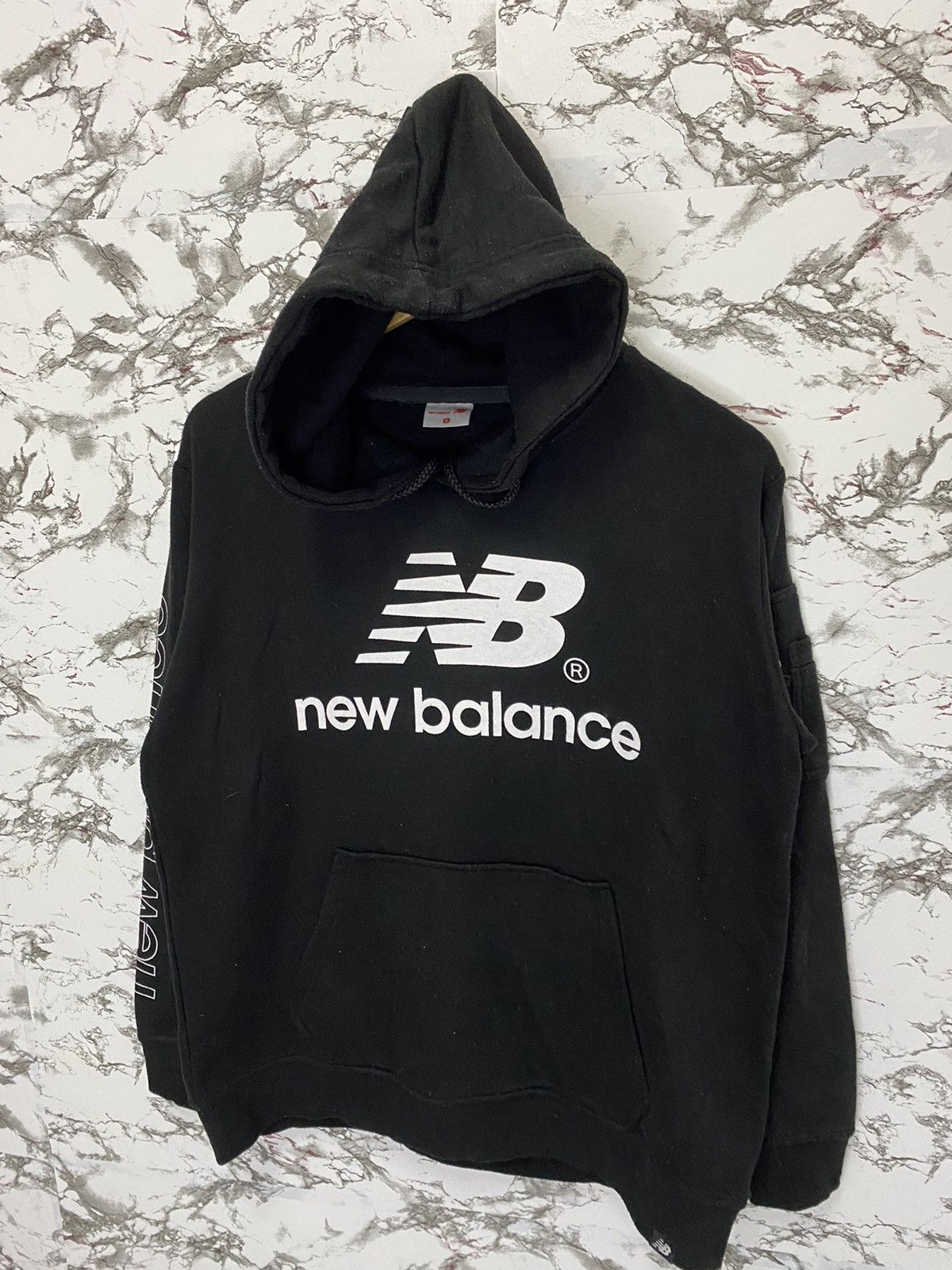 New Balance New Balance Spell Out Usa Flag Hoodie Sweatshirt Size US M / EU 48-50 / 2 - 5 Thumbnail