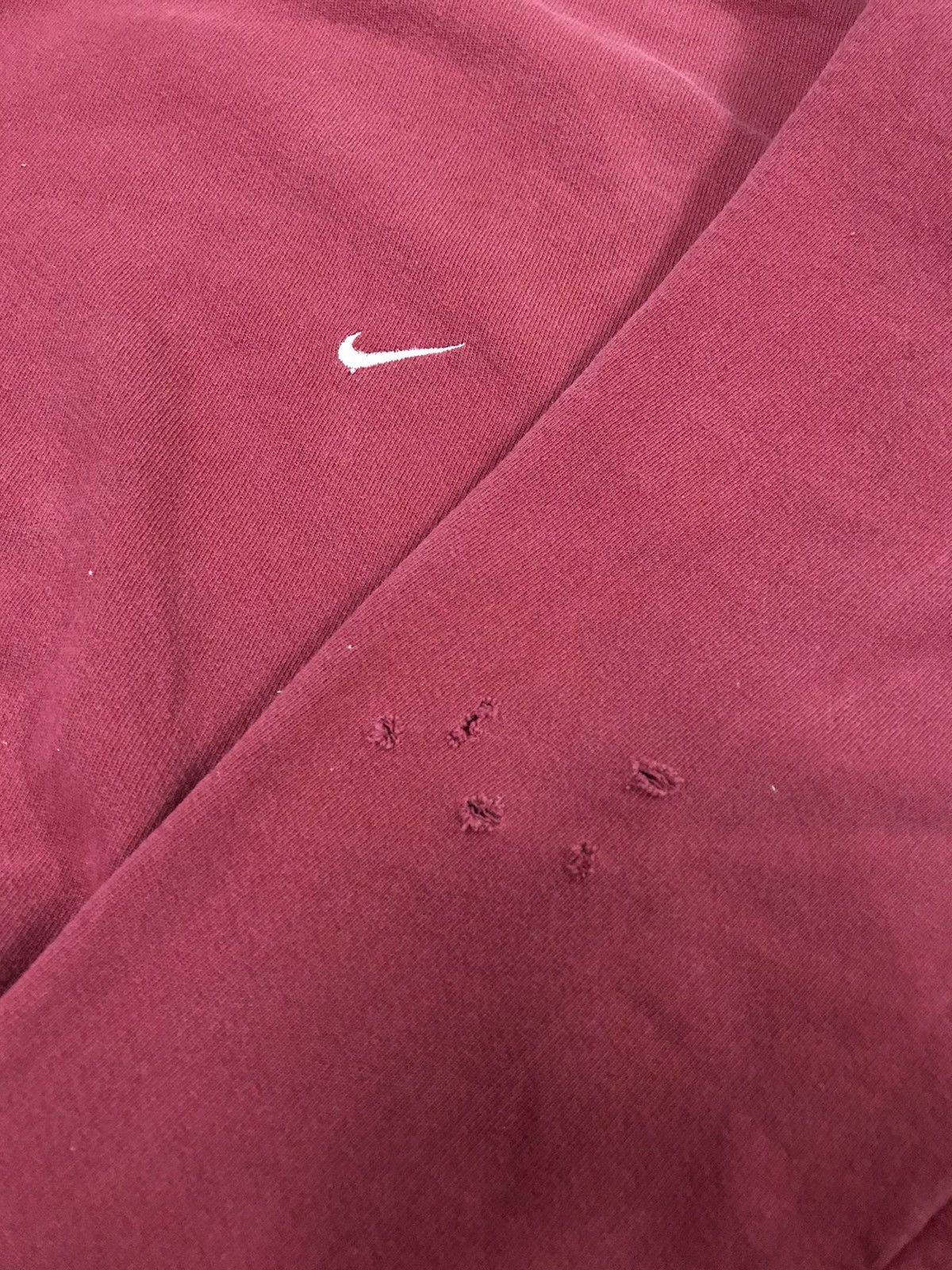 Vintage Vintage Distressed Nike Small Swoosh Size US L / EU 52-54 / 3 - 3 Thumbnail