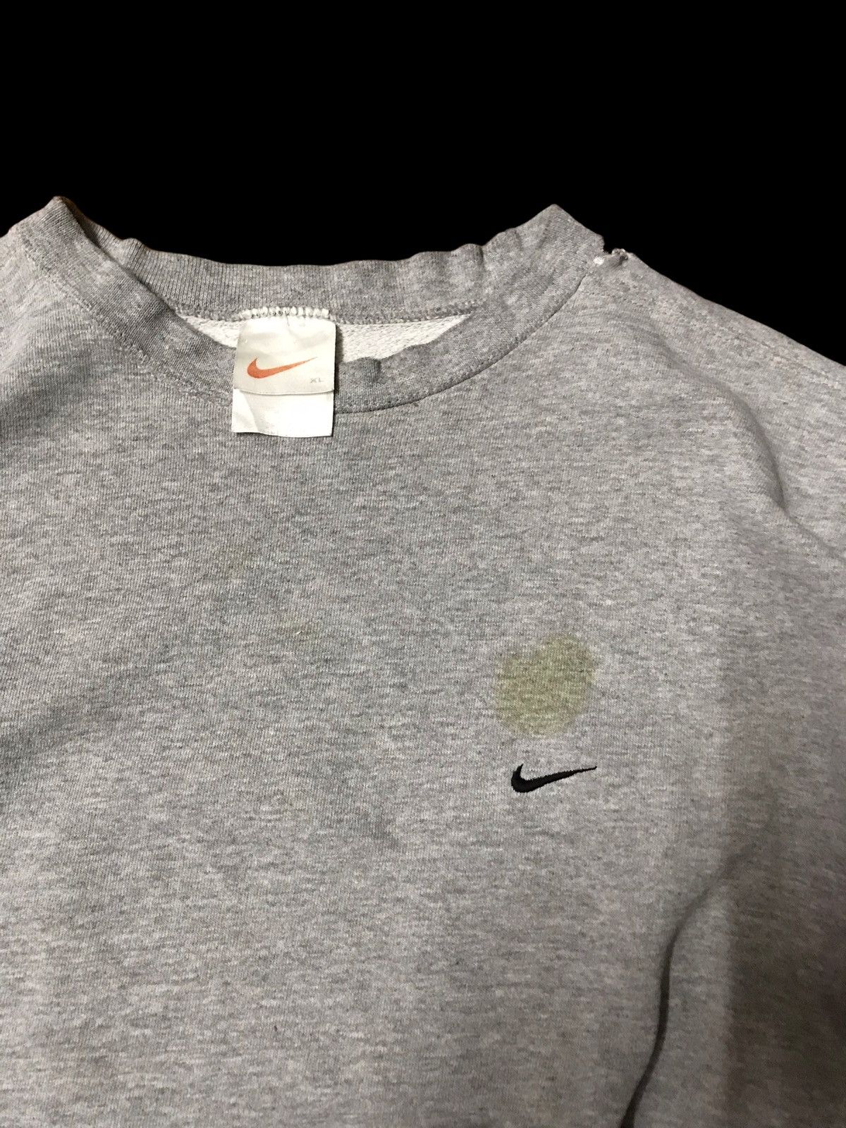 Nike Vintage Distressed Nike Small Swoosh Size US XL / EU 56 / 4 - 2 Thumbnail