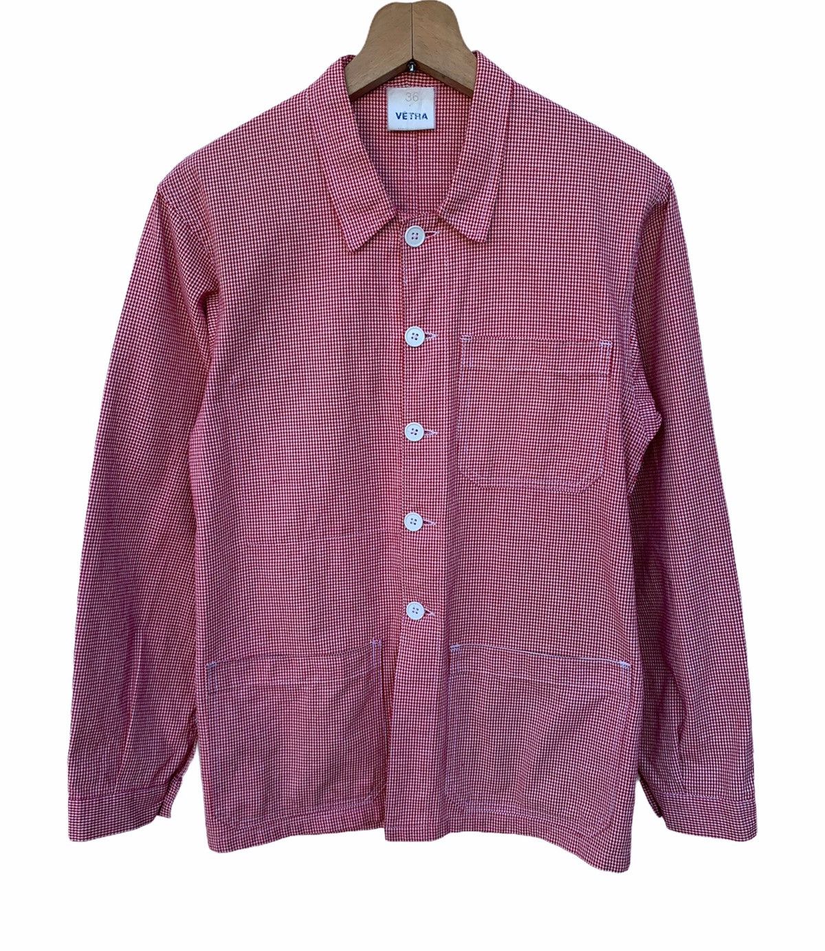 Vetra × Vintage RARE‼️ 70s Vintage Worker Light Jacket Chore Size US S / EU 44-46 / 1 - 1 Thumbnail