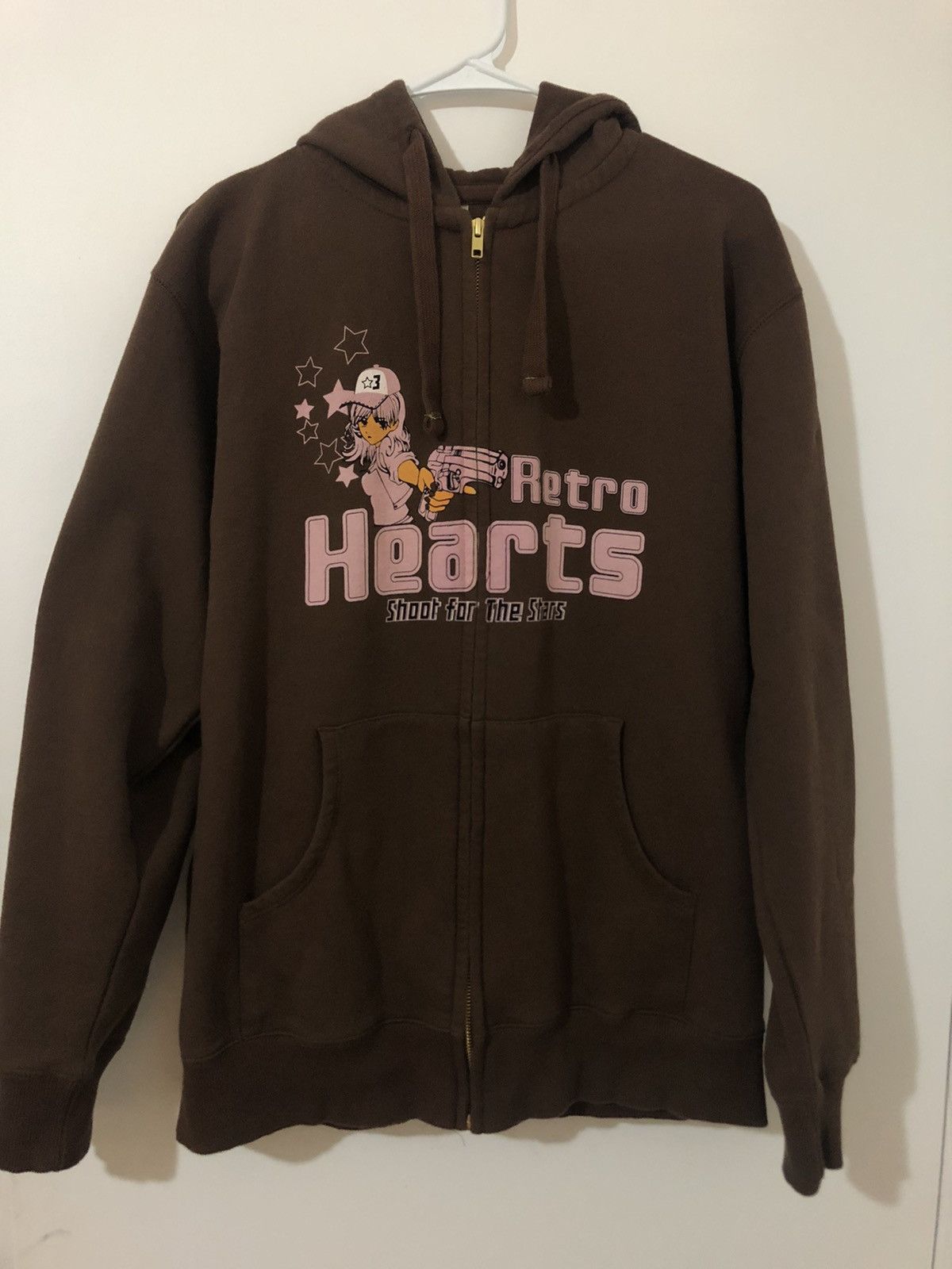 Retro hearts hoodie