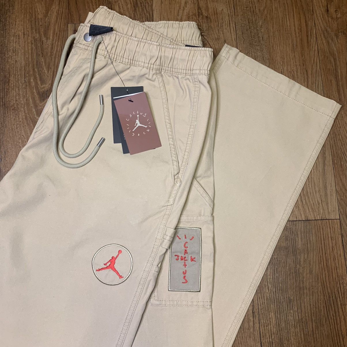 travis scott jordan canvas pants
