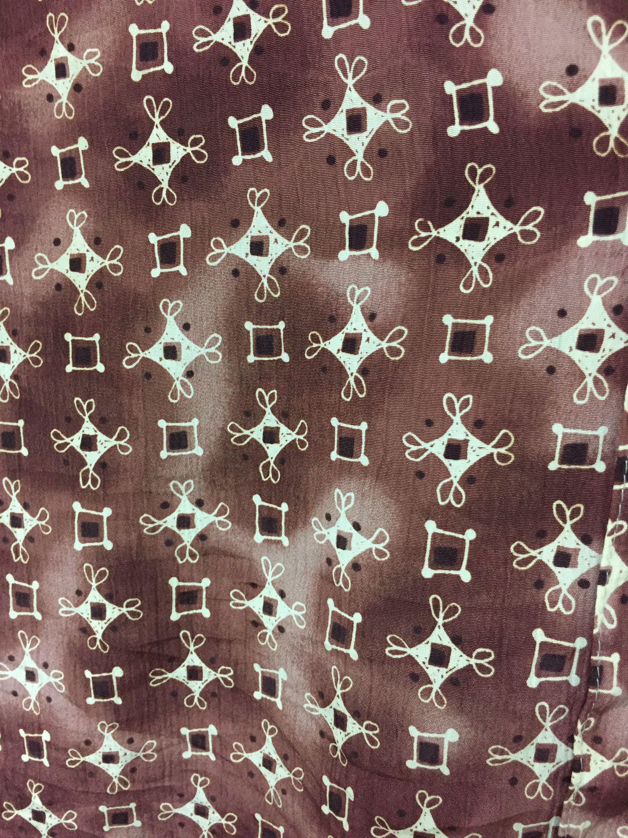 Guess × Vintage 90's Guess Button up native print 100% polyester Size US L / EU 52-54 / 3 - 4 Thumbnail