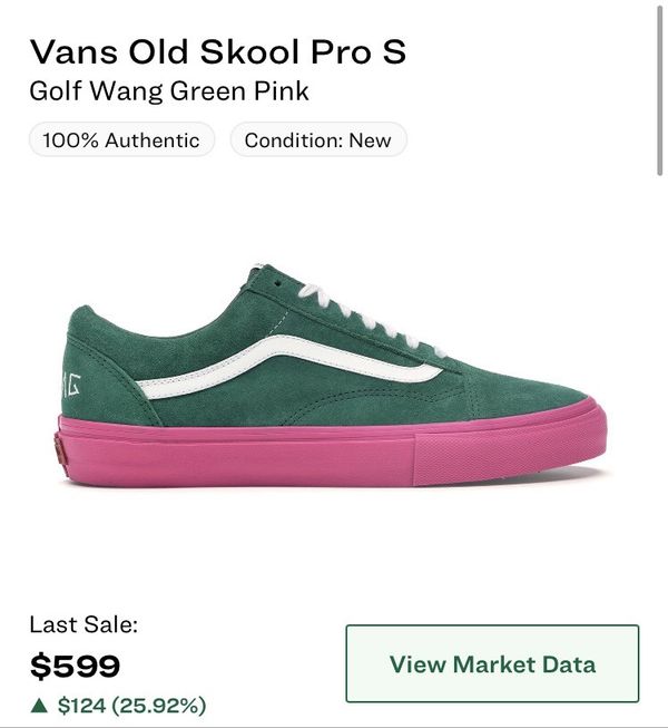 Vans syndicate old skool 2024 pro s for sale