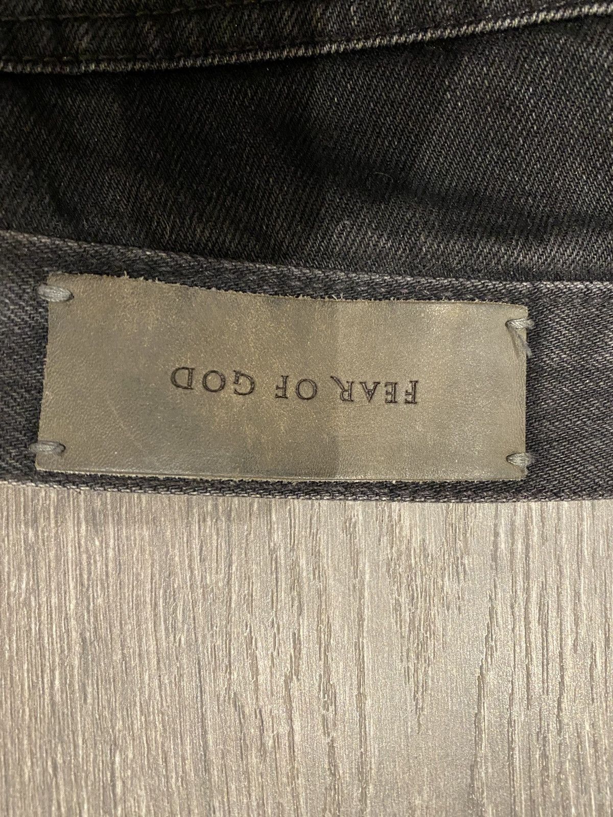Fear of God Rare Fourth Collection Low Zipper Ripped Washed Jeans Size US 32 / EU 48 - 7 Thumbnail