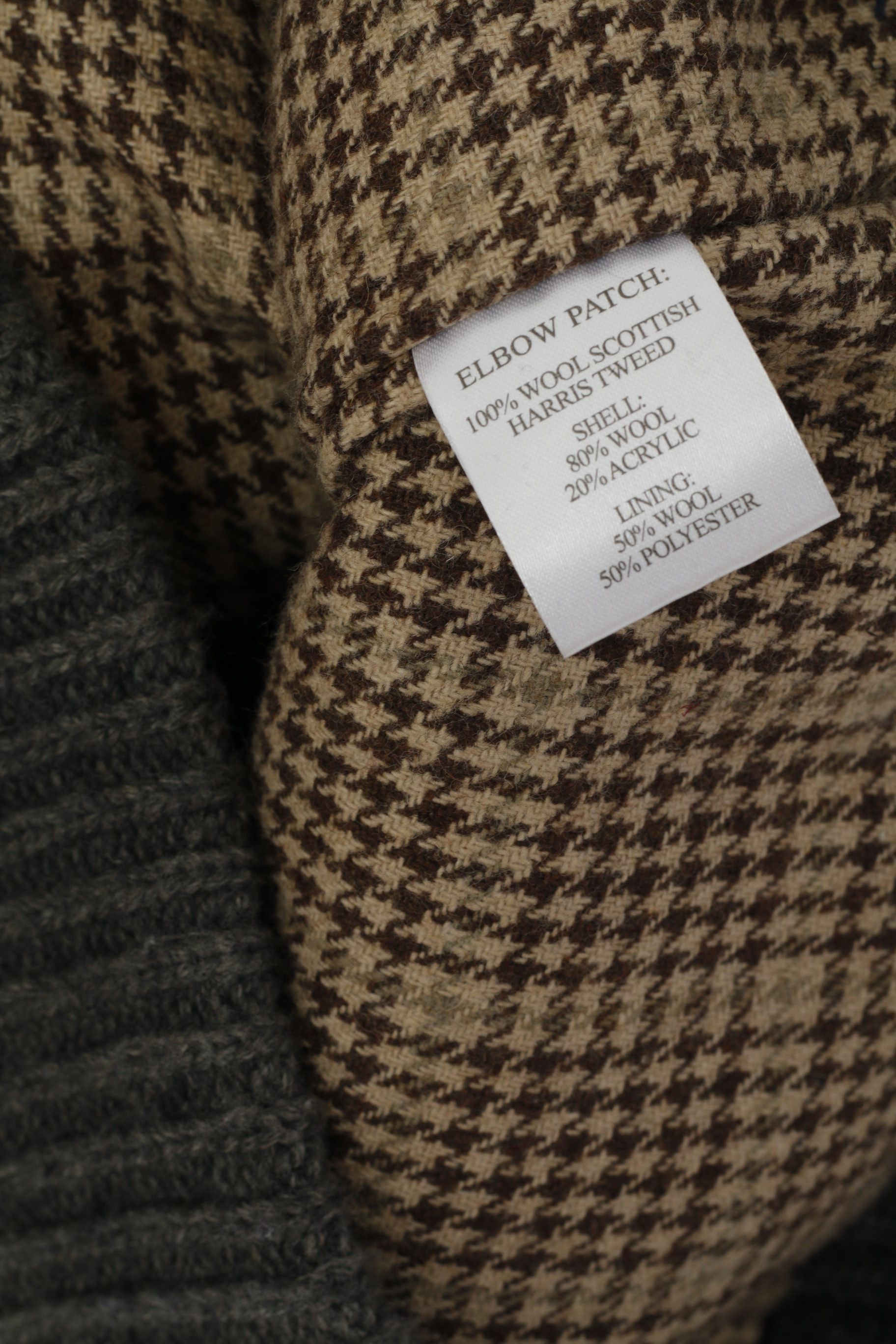 Harris Tweed Harris Tweed by William Hunt Men L (M) Cardigan Grey 3707 Size US L / EU 52-54 / 3 - 7 Thumbnail