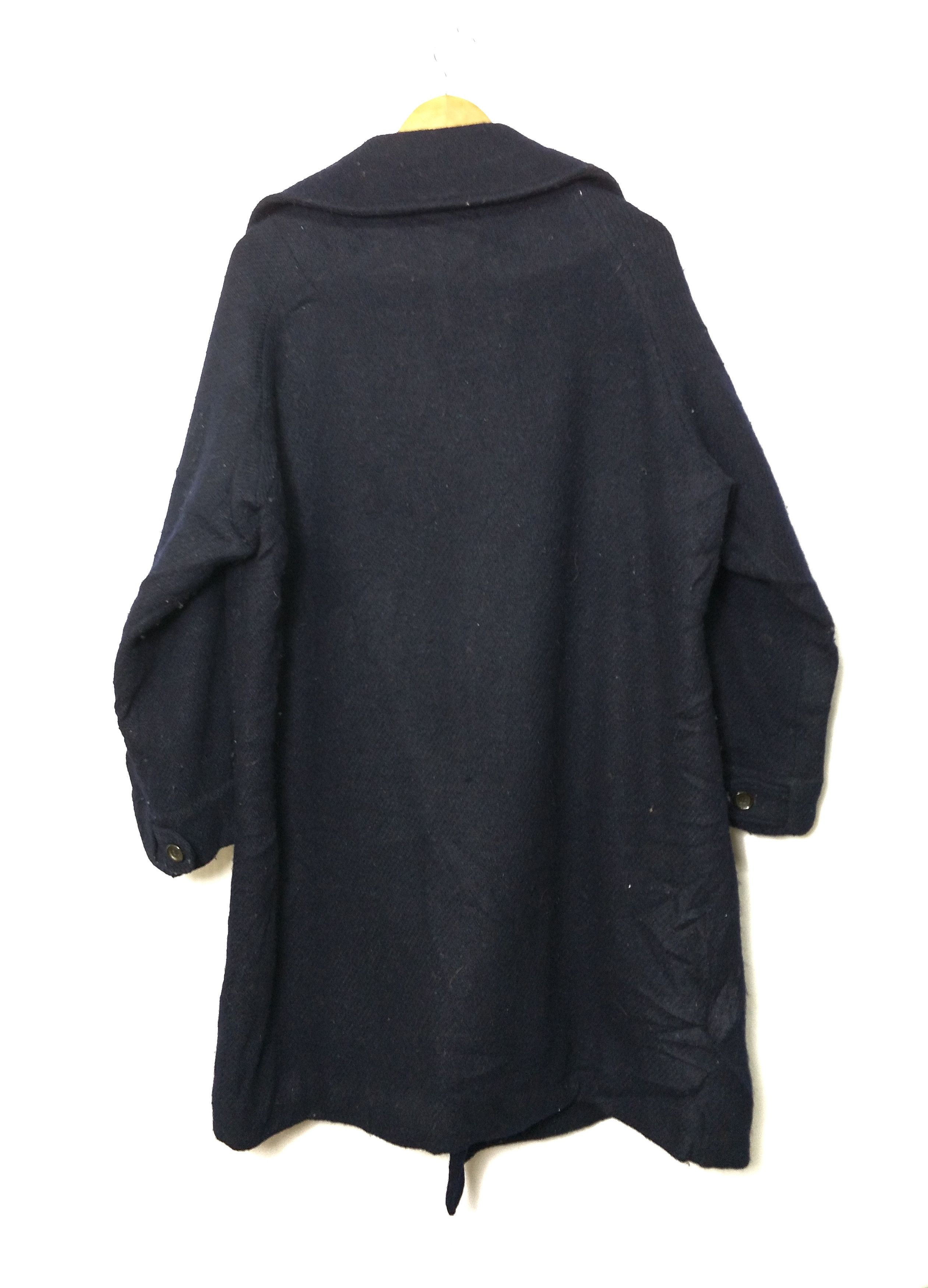 Yohji Yamamoto Y's Yohji Yamamoto Wool Double Breast Oversized Trench Coat Size US L / EU 52-54 / 3 - 2 Thumbnail