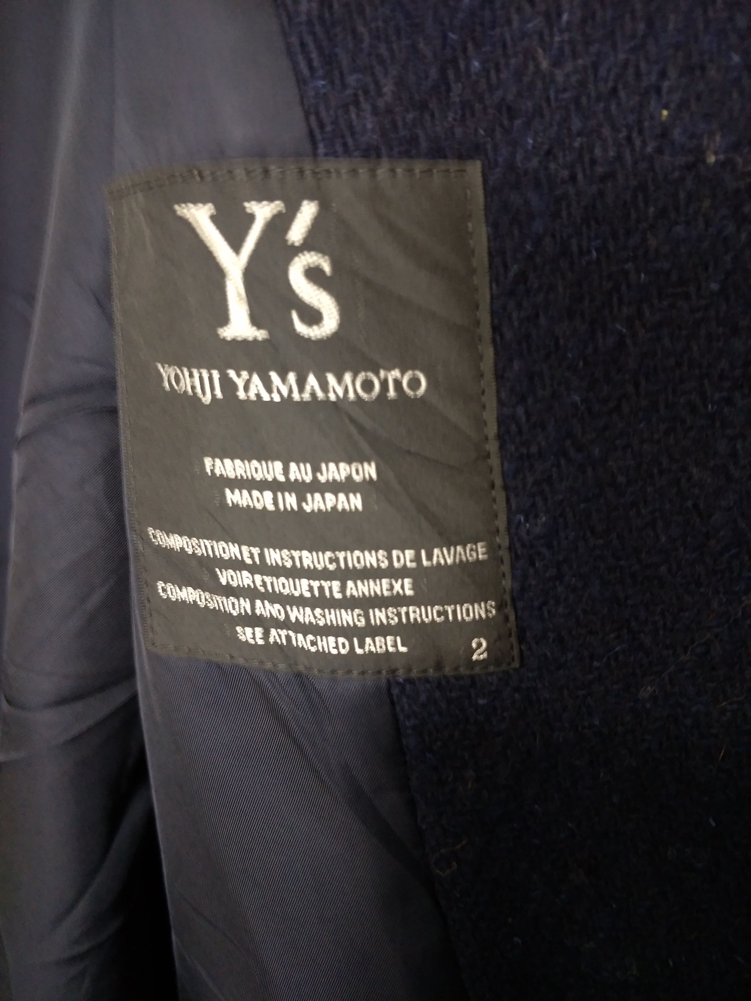 Yohji Yamamoto Y's Yohji Yamamoto Wool Double Breast Oversized Trench Coat Size US L / EU 52-54 / 3 - 10 Thumbnail