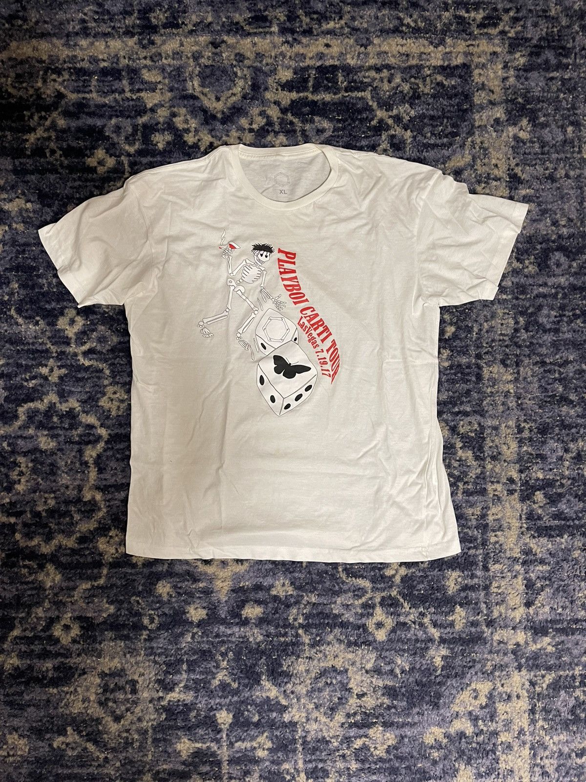 Playboi Carti Vintage Playboi Carti 2017 Tour Tee Size US XL / EU 56 / 4 - 1 Thumbnail