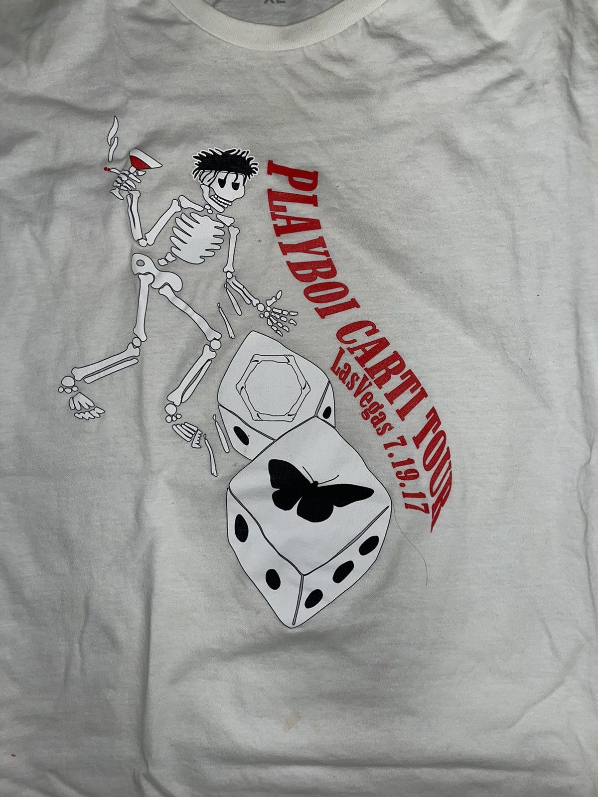 Playboi Carti Vintage Playboi Carti 2017 Tour Tee Size US XL / EU 56 / 4 - 2 Thumbnail