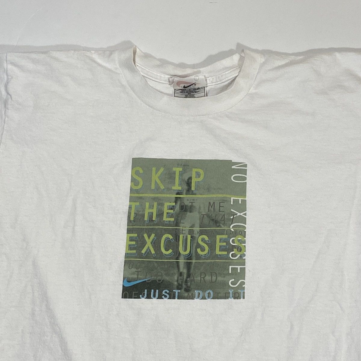 Nike Vintage Nike Skip The Excuse Tee Grailed