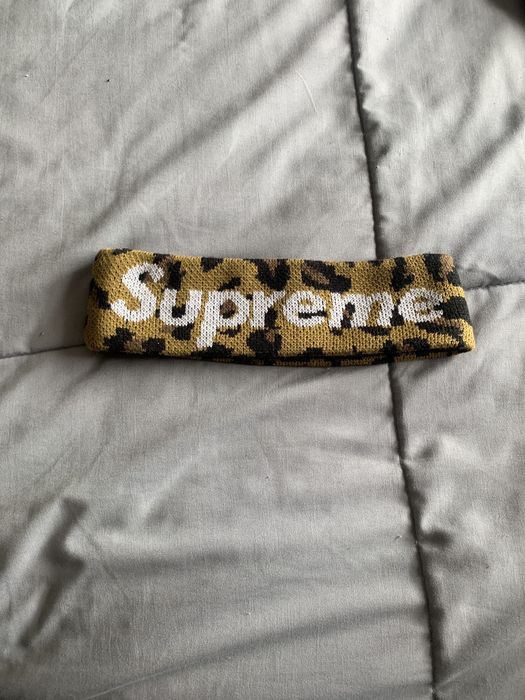 オリジナル supreme newera biglogo headband leopard | www