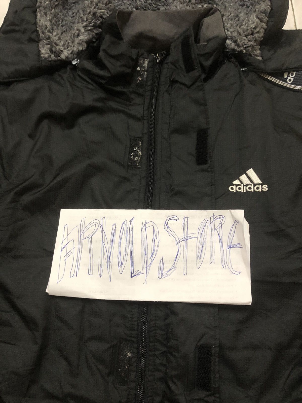 Vintage Adidas Overcoat 3stripe Rare