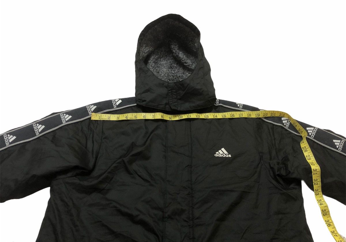 Vintage Adidas Overcoat 3stripe Rare