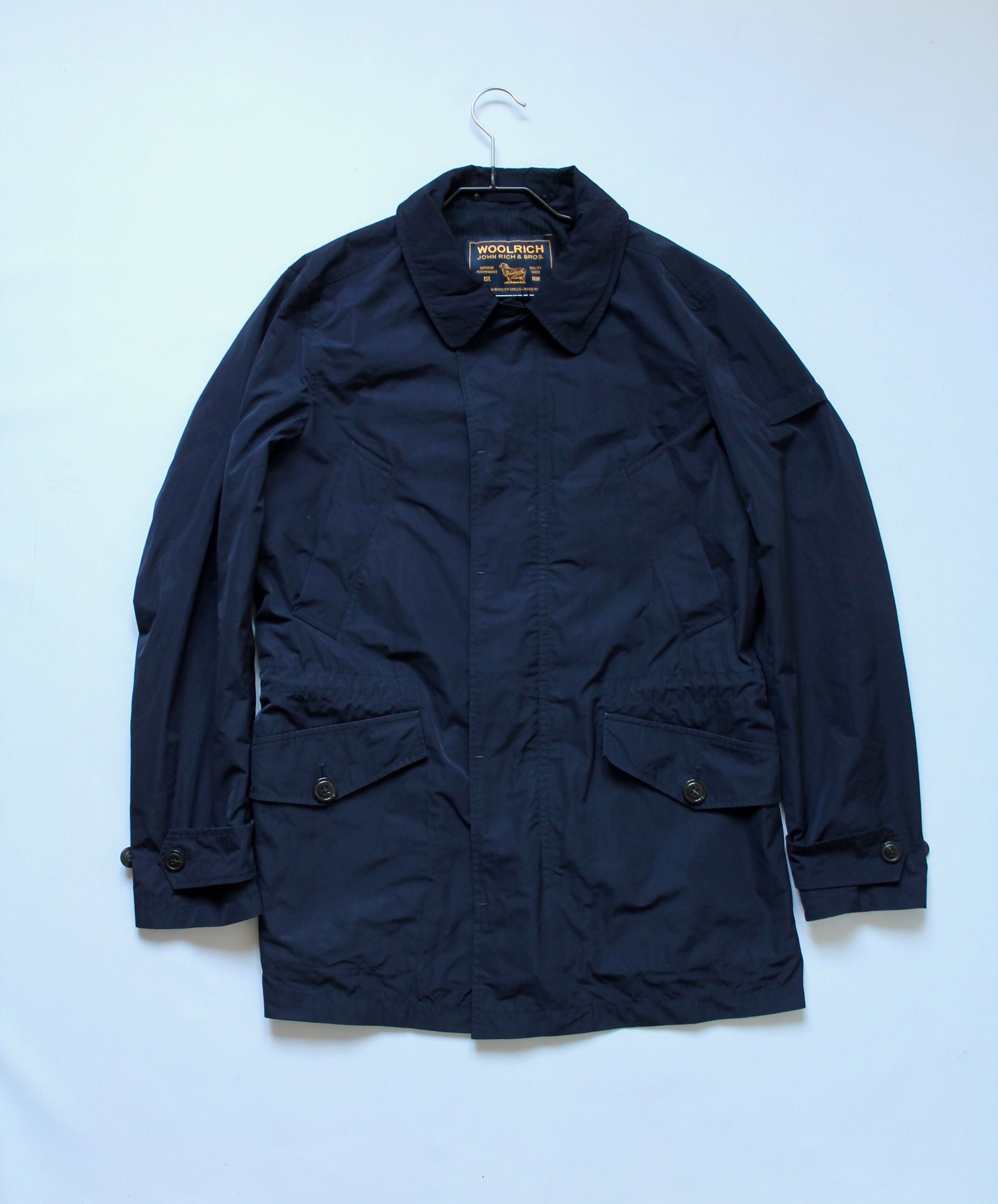 Woolrich Woolen Mills WOOLRICH light Coat jacket Navy Blue Size US S / EU 44-46 / 1 - 2 Thumbnail