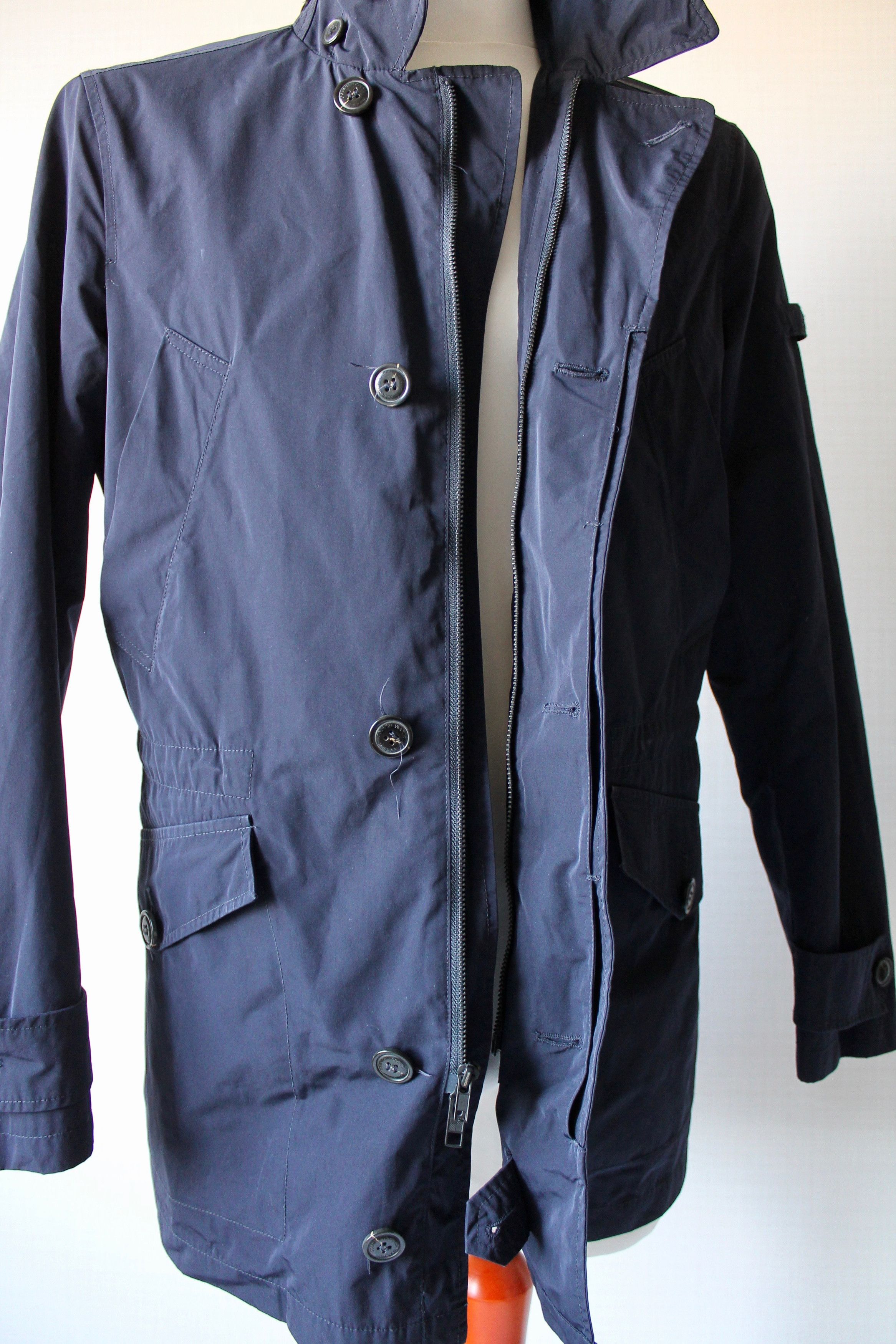 Woolrich Woolen Mills WOOLRICH light Coat jacket Navy Blue Size US S / EU 44-46 / 1 - 11 Thumbnail