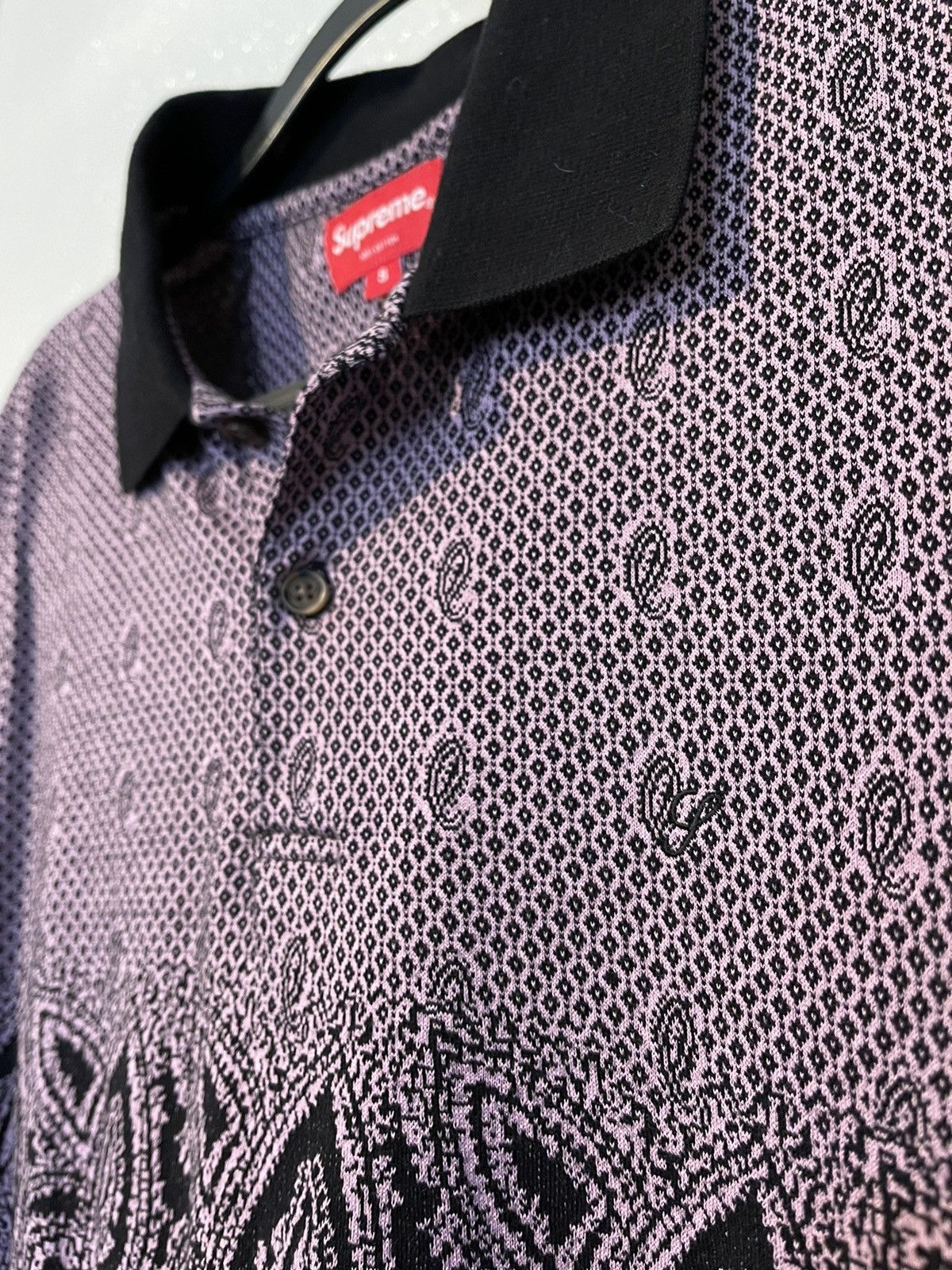 Supreme Paisley L/S Polo FW16 Size US S / EU 44-46 / 1 - 3 Thumbnail