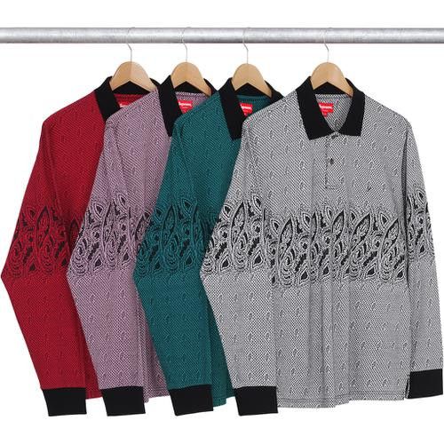Supreme Paisley L/S Polo FW16 Size US S / EU 44-46 / 1 - 8 Thumbnail