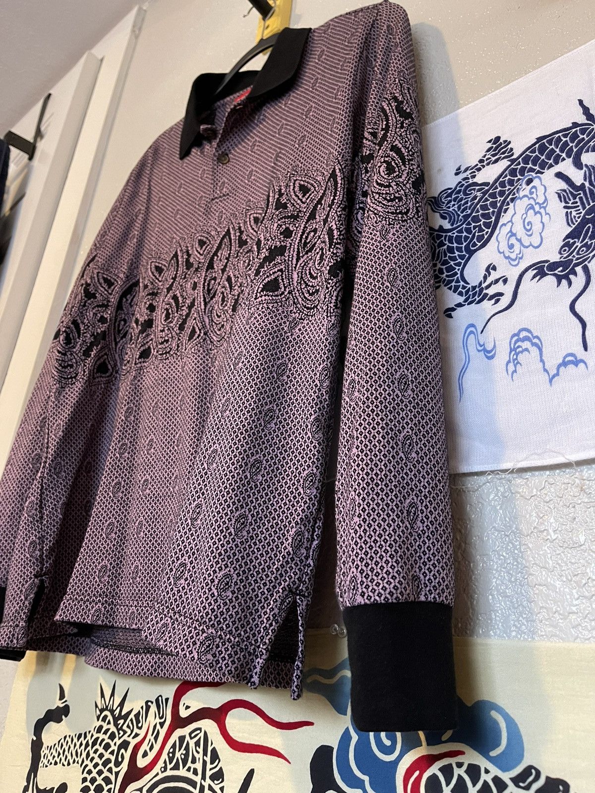Supreme Paisley L/S Polo FW16 Size US S / EU 44-46 / 1 - 7 Thumbnail