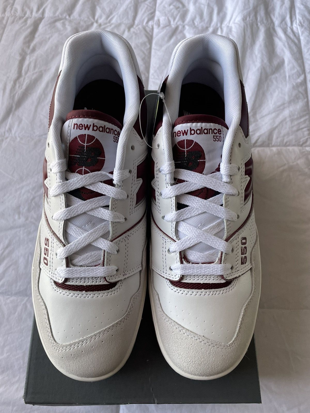 New Balance New Balance 550 Burgundy Size US 9.5 / EU 42-43 - 4 Thumbnail