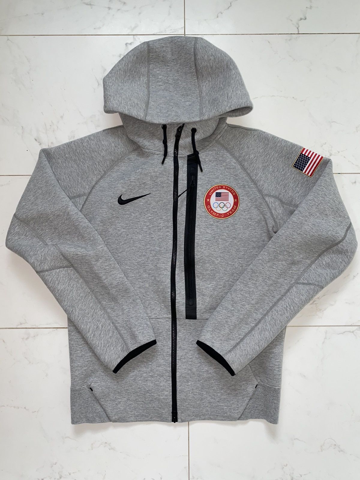 Nike Nike USA Olympics Tech Fleece Hoodie Size US S / EU 44-46 / 1 - 1 Thumbnail