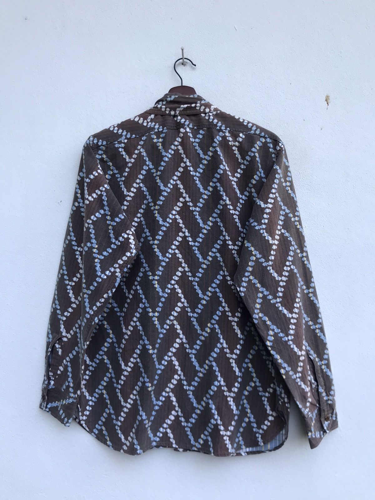 Sugar Cane × Toyo Enterprises Nice Design🔥Sugar Cane Shirt Button Down Long Sleeve Size US S / EU 44-46 / 1 - 3 Thumbnail