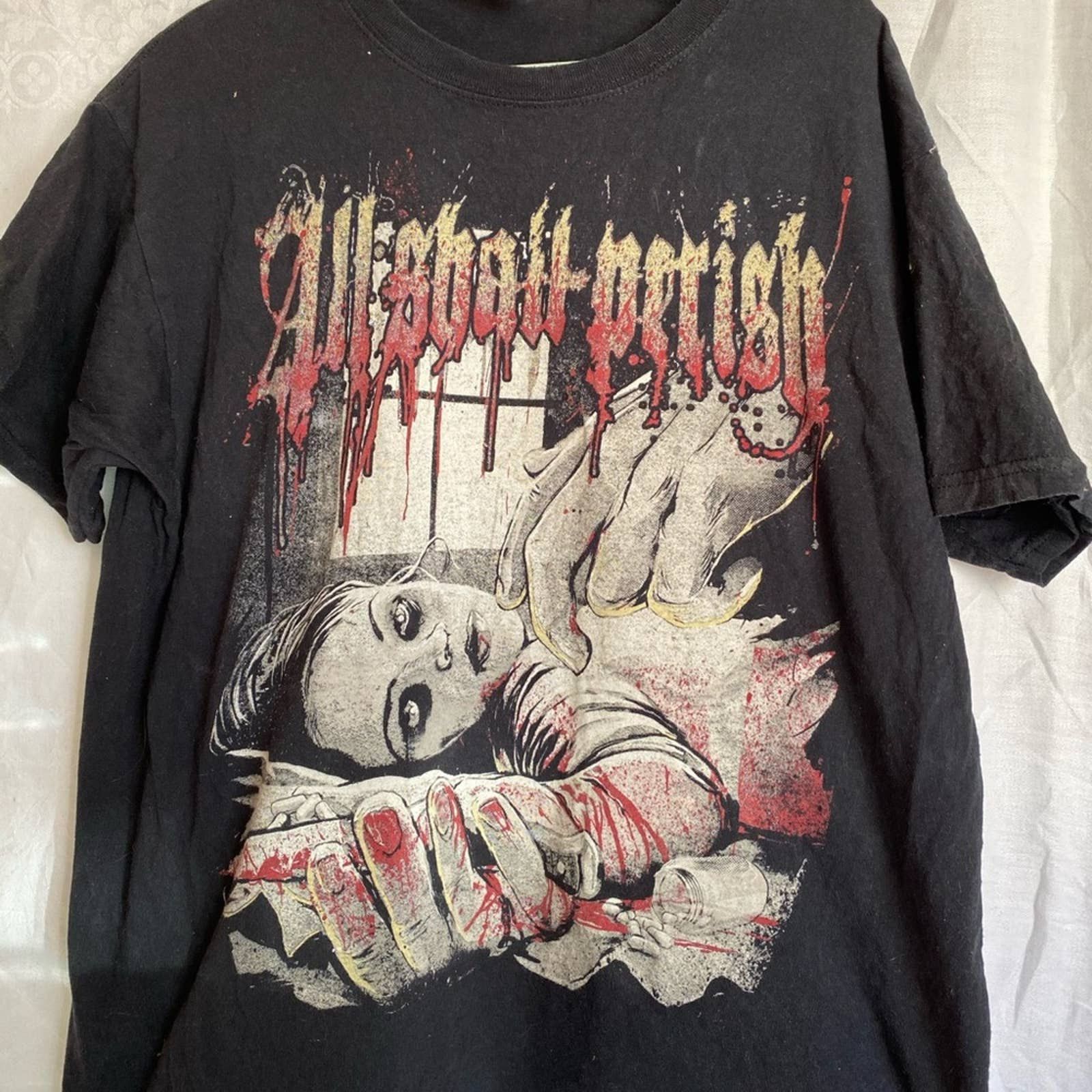6T5734 All Shall Perish プリントTシャツ オーバーサイズ T5734 All Shall Perish プリントTシャツ オーバーサイズ - メルカリ
