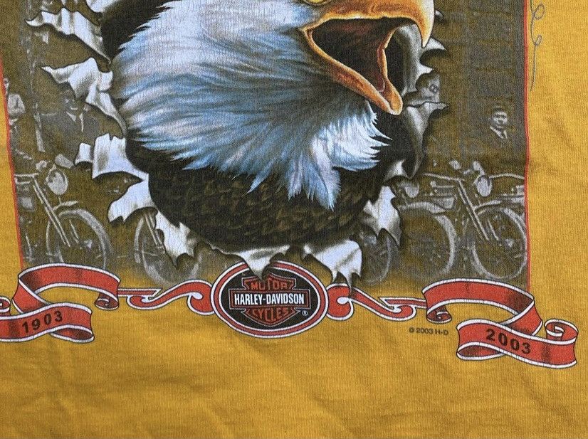 Harley Davidson × Vintage VINTAGE HARLEY DAVIDSON GRPAHIC T-SHIRT Size US XL / EU 56 / 4 - 4 Thumbnail