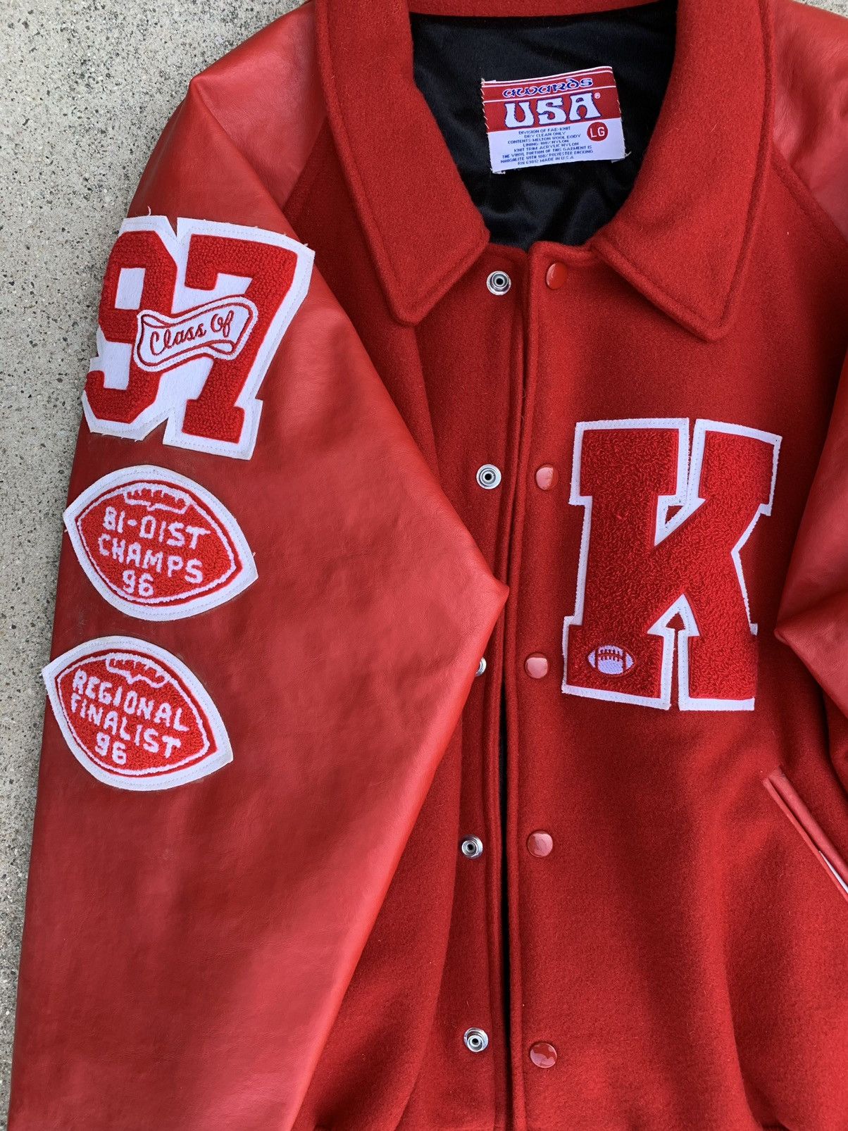 Vintage 1996 varsity jacket Size US L / EU 52-54 / 3 - 4 Thumbnail