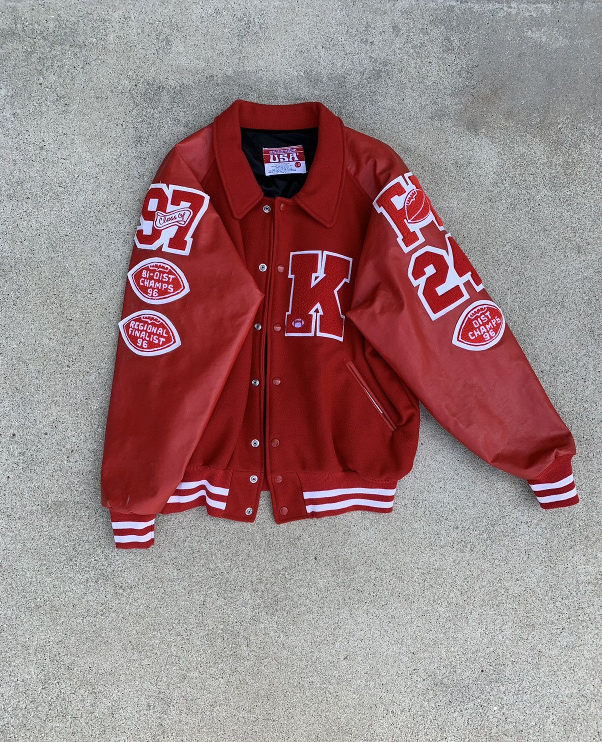 Vintage 1996 varsity jacket Size US L / EU 52-54 / 3 - 1 Thumbnail