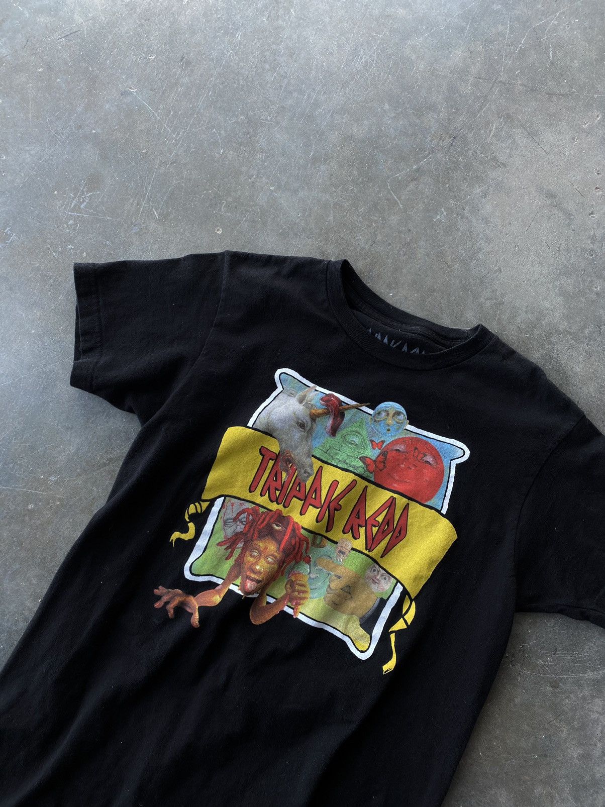 Trippie Redd Trippie Redd Life’s A Trip Black Tee Medium M ❄️🧢 Pegasus Size US M / EU 48-50 / 2 - 2 Thumbnail