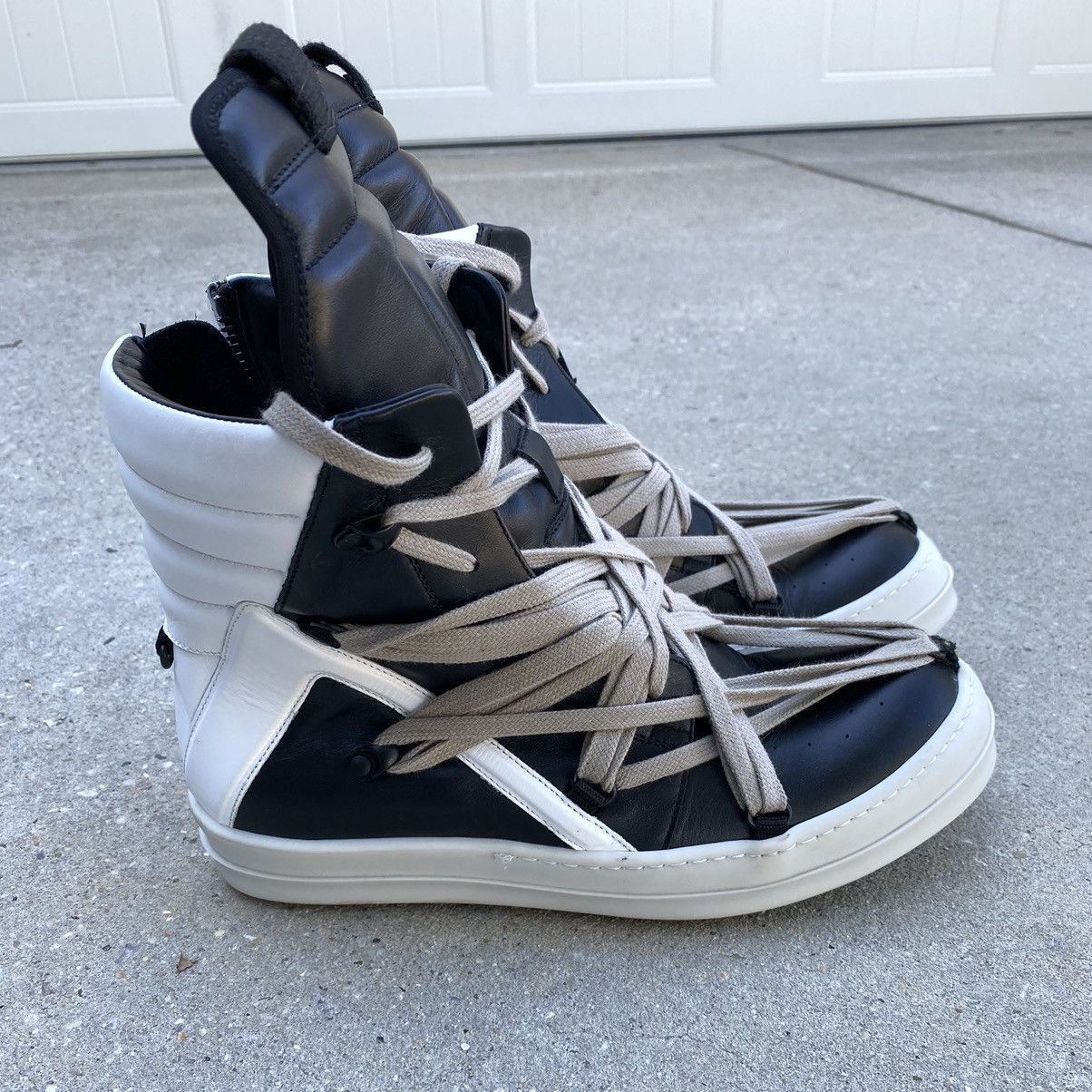 Rick Owens Rick Owens Mega Lace Geobasket Sneakers - 41 | Grailed