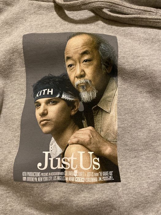 Kith Kith x Karate kid hoodie heather grey Grailed